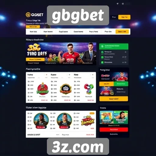 interface do site gbgbet é intuitiva e fácil de navegar